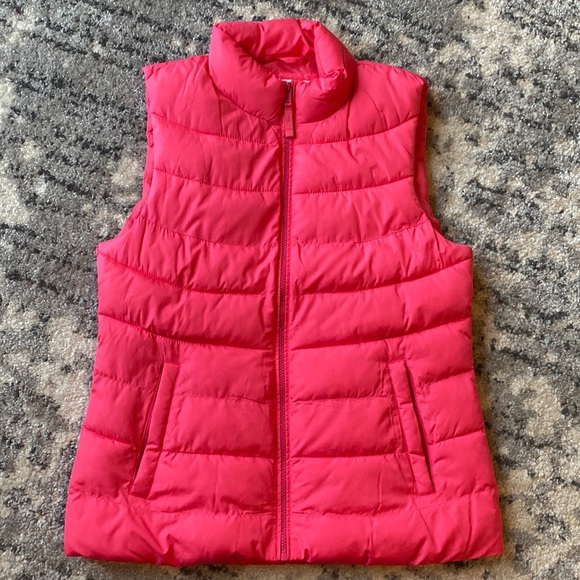 Gap Jackets \u0026 Coats | Gap Puffer Vest Hot Pink Medium Tall | Color: Pink | Size: Medium Tall | Smileymelani's Closet